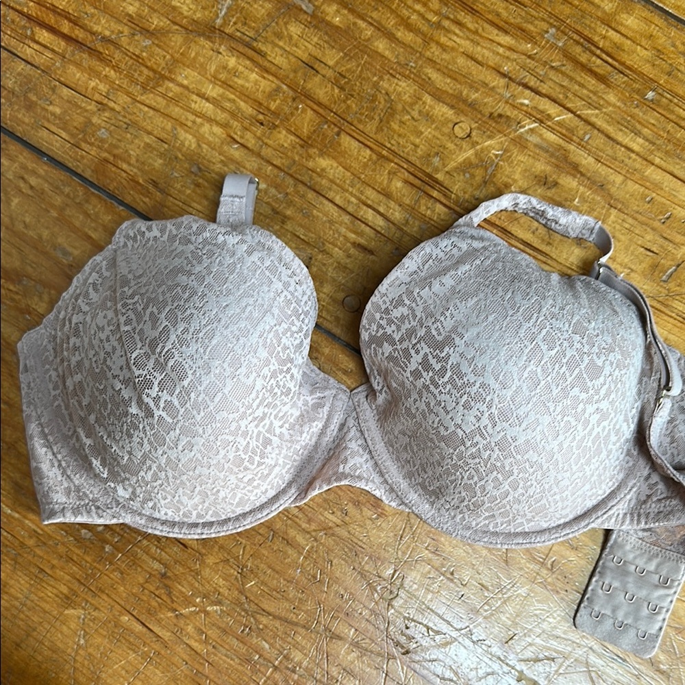Natori Lace Plunge Bra - Light Beige 32G - Picture 6 of 6